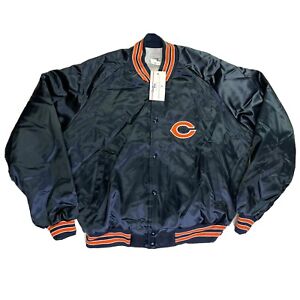 NWT Vintage 1980s Chalk Line Chicago Bears NFL Official Team Jacket Mens Size XL