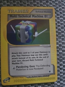 Multi Technical Machine 01 144/165 Expedition Base Set Pokemon WOTC Light Play. - Picture 1 of 2