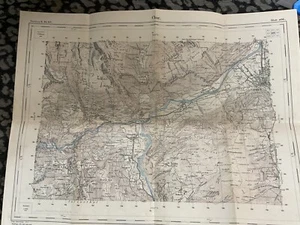 Rare Vintage Political Map of Switzerland. Fold out, 1926 , Schweiz Chur , VGC - Picture 1 of 3