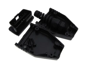 Adaptador de enchufe conector macho OBD 2 OBDII 16 pines - negro - Imagen 1 de 2