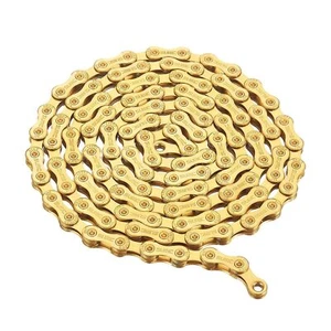 11 Speed e-Bike Chain,e11 eBike Chains f Bikes,eBike Accessories 136 Links, Gold - Picture 1 of 4