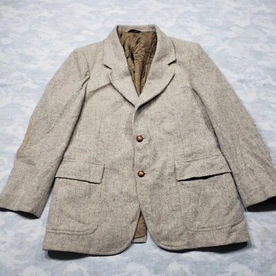 Vintage Pendelton Blazer Mens 42 Brown Two Button 100% Pure Virgin Wool - Image 1 of 4