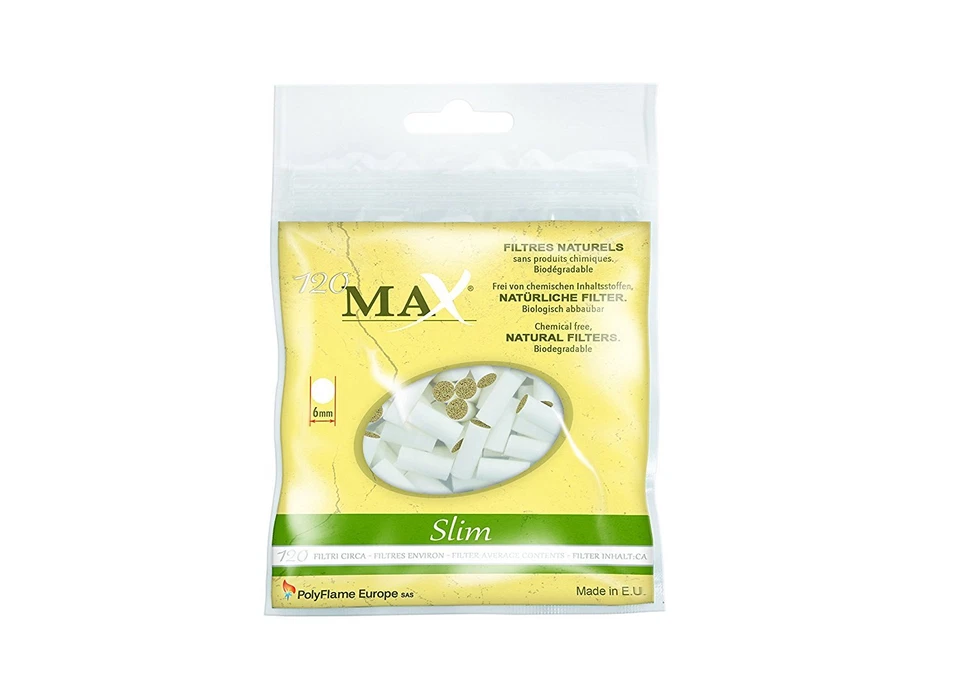120 Stück Biologische Zigarettenfilter 6mm slim Filter Zigaretten Feinfilter 94 - Bild 1 von 1