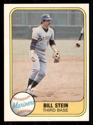 Bill Stein 1981 Fleer #605 Seattle Mariners - Image 1 of 2