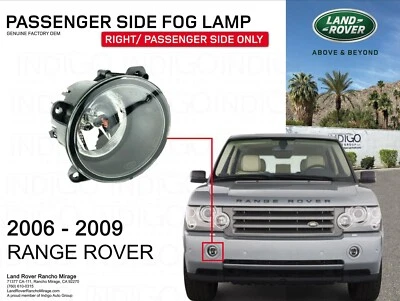 Faro antiniebla para parachoques delantero derecho Range Rover 2006-2009 pasajero R-XBJ000080 Foto 1 de 4