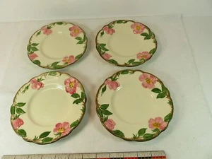 4 Desert Rose Franciscan Bread and Butter Plates 6 3/8 inch TV Logos USA - Picture 1 of 5