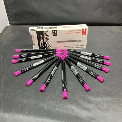 Lápis de cor mecânico Deep Fuchsia Zebra “Zensations”, pacote com 12 - Imagem 1 de 2