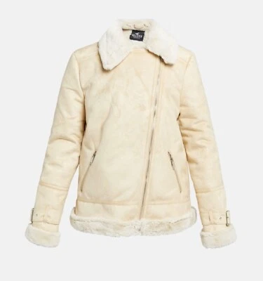 chaqueta con cuero cepillado Foto 1 de 4