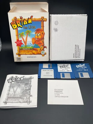 Brian The Lion - Psygnosis - PAL / EUR  - Amiga - BIG BOX  - TOP Zustand - Bild 1 von 4