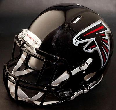 Capacete de futebol americano *PERSONALIZADO* ATLANTA FALCONS NFL Riddell tamanho completo VELOCIDADE - Imagem 1 de 2