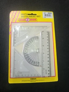 Venture Math Drawing Instrument Set Protractor, 4 Set Square, Cm Ruler - Picture 1 of 2