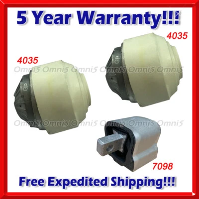 M771 Fits 1998-2000 Mercedes-Benz C43 AMG/2006 CL500 Motor & Trans Mount Set 3pc - Image 1 of 4