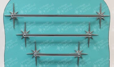 Toallero Atomic Starburst Midcentury Moderno MCM Estilo Vintage Retro Foto 1 de 4