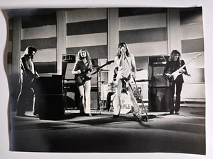 Deep Purple Foto Original Schwarz und Weiß Presse Promotion Circa 1970's - Bild 1 von 12