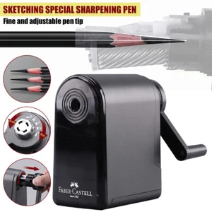 Artists Long Point Pencil Sharpener Manual Adjustable Point Sharpener Students - Picture 1 of 14