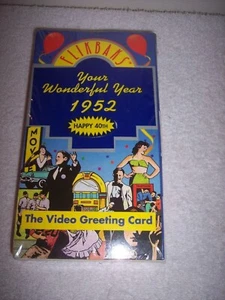 Flikbaks Your Wonderful Year 1952 The Video Greeting Card VHS TAPE~NEW & SEALED - Imagen 1 de 4