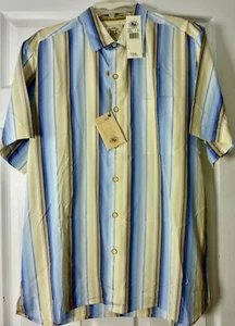 Nueva con etiquetas $110 Camisa Pusser's West Indies GRANDE Floral Cozumel 100% Seda - Imagen 1 de 6