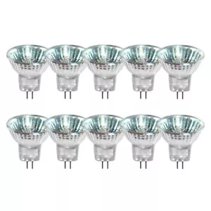 10 x Halogen Reflektor MR11 10W GU4 12V warmweiß 2700K dimmbar flood 30° - Bild 1 von 2