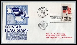 US FDC # 1153 4c Flag Anderson addressed 1960, 9K682 - Picture 1 of 1