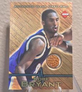 1997 Collectors Edge #2 Kobe Bryant- Authentic Game Used Ball Card LA LAKERS - Picture 1 of 2