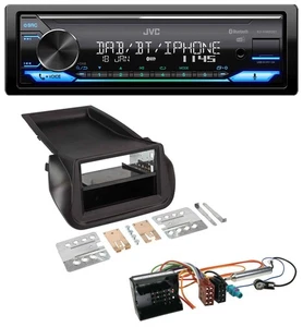 JVC Bluetooth DAB USB MP3 Autoradio für Citroen Nemo Peugeot Bipper ab 2008 - Bild 1 von 8