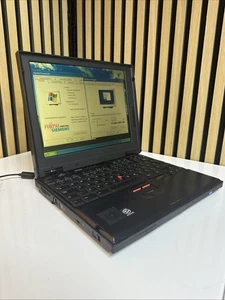 Rare IBM Thinkpad 600 - De-Rubberised, Upgraded, Restored Windows XP 256Mb TFT - Afbeelding 1 van 18