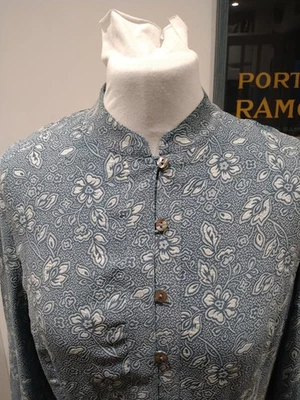 East Pure Silk Jacquard Floral Tunic Size 12 - Image 1 of 4