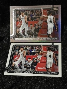 2025-26 Topps San Antonio Spurs Victor and Fox Lead The Way #300 Refractor 🔥 - Bild 1 von 2