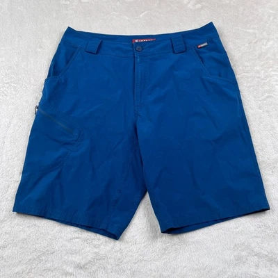 Мужские рыболовные шорты Simms 36 синие функциональные повседневная одежда на молнии с карманом - Изображение 1 из 4