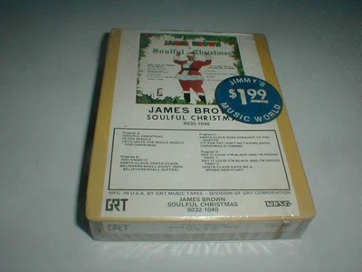 James Brown SOULFUL CHRISTMAS King 8 Track Tape SEALED '68 Soul Funk R&B Holiday - Image 1 of 4
