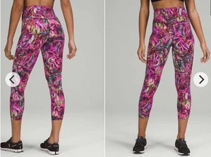 Lululemon Base Pace High Rise Lauftight 25" Größe 8 Hyper Flow Pink Nulux - Bild 1 von 11