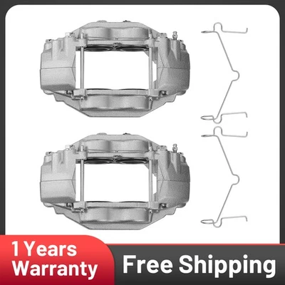 2pc Front Brake Calipers for 2008 2009 2010-16 Toyota Sequoia Tundra 5.7L V8 - Image 1 of 4