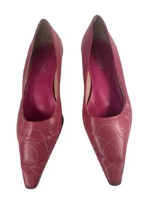 Two Lips Brand Oliana Pink Kitten Heel Pump Shoes Made In Brazil 8 👠 - Picture 1 of 12