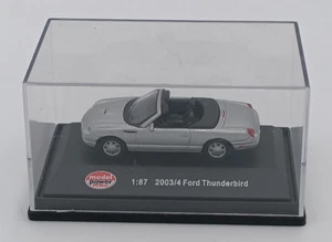 Rare! Model Power Minis  1:87  Silver 2003/4 Ford Thunderbird Case Included - Picture 1 of 8