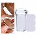 for French Tips Nail Design Jelly Nail Stamper Scraper Set Transparent Silicone