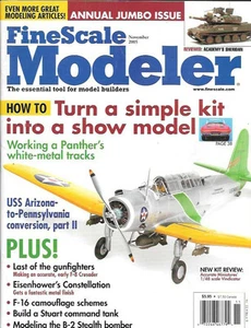 Modelador a escala fina noviembre 2005 1963 Corvette USS Arizona Crusader B-2 Stealth F-16 - Imagen 1 de 24