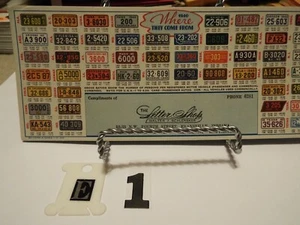 Vintage Ink Blotter Where They Come From 1940 United States License Plates. - Picture 1 of 5