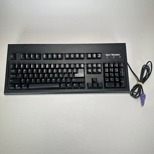Keytronic E03601P21PK Keyboard A+ SHAPE! E03601P2 QUINTON Q STRESS KEY TRONIC - Picture 1 of 14