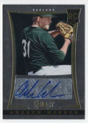 2013 Panini Select AUTO Andrew Werner Rookie Auto 067/750 Oakland Athletics #186 - Image 1 of 2