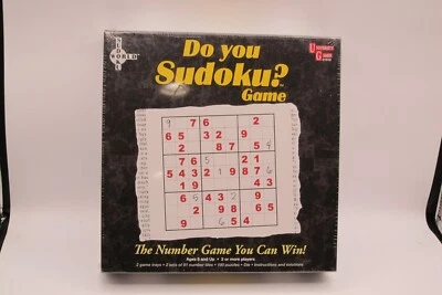UNIVERSITY GAMES--"DO YOU SUDOKU"(sealed) - Image 1 of 4