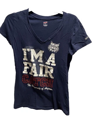 Camiseta Arizona Wildcats Mediana Slim Fit Manga Corta Cuello en V Corte Extra Slim Foto 1 de 3