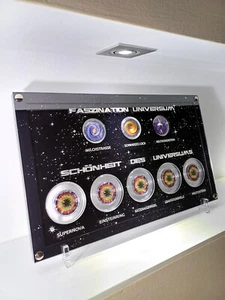 20 Euro Faszination & Schönheit des Universums Aufsteller Box Münrahmen Silber - Bild 1 von 9