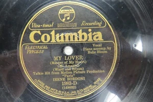 Irene Bordoni - COLUMBIA 1983-D - My Lover & I Wonder What Is Really on his Mind - Picture 1 of 2