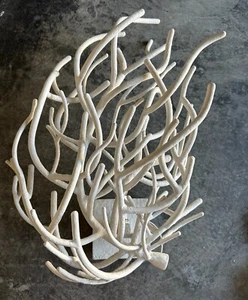 Plaster Sconce, Organic Shape, Large, 2 available, sold separately - Picture 1 of 8