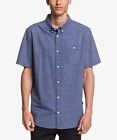 $50 Quiksilver Stone Wash Firefall Front-Pocket Button-Up Stone Wash Size Medium
