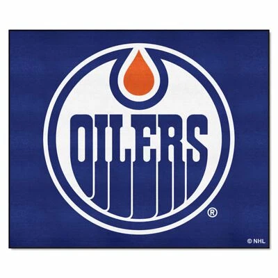 Alfombra Fanmats 10386 Edmonton Oilers Tailgater - 5 pies x 6 pies. Alfombra deportiva para aficionados... Foto 1 de 2