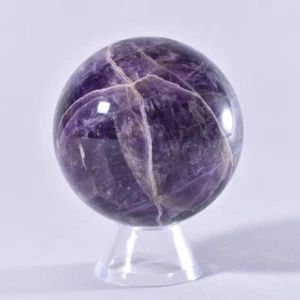 Esfera de cristal de cuarzo amatista de ensueño bola de cristal curación espiritual natural 55 mm - Imagen 1 de 7