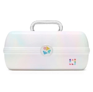 Caboodles On-The-Go Girl Schminkbox, White Opal, Hartplastik Make-up Organizer B - Bild 1 von 12