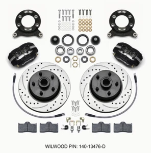 Wilwood Forged Dynalite-M Front Kit 11.30in 1 PC Rotor&Hub-Drill 65-69 Mustang D - Bild 1 von 1
