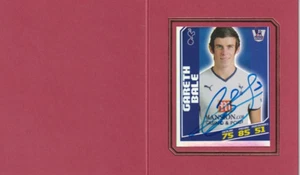 TOPPS TOTAL FOOTBALL PL GARETH BALE OFFICIAL AUTOGRAPH AUTO SIGNED STICKER - Picture 1 of 2